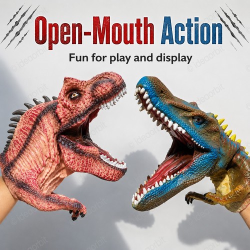 Dinosaur hand puppet - dinosaur,