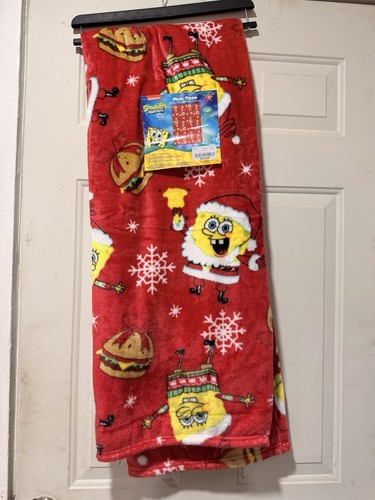Sponge bob christmas blanket - bob,