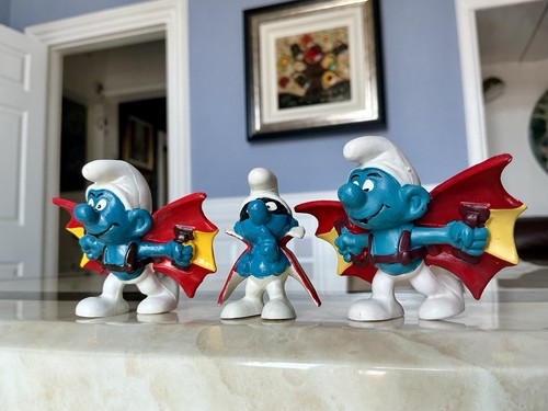 Schleich smurf figures - 3,