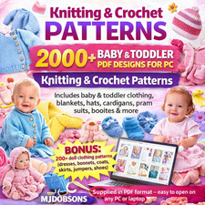 Knitting Crochet Patterns Baby