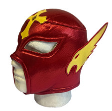 SON OF DEVIL MEXICAN WRESTLING MASK LUCHA LIBRE LUCHADOR ADULT Flash RED YELLOW