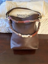 NWOT Sessun leather bag with