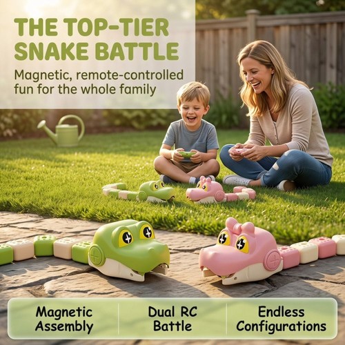 Magnetic hungry snake game toy - hungry,