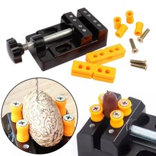 Bench Clamp Vice for Table Adjustable Jaw Tool for Drilling & Walnut Cracking