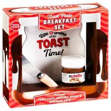 Nutella Toast Plate Breakfast Set A Tasty Way To Start Each Day Ideal Xmas Gift