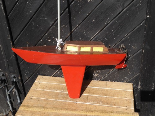 Vintage pond yacht large - pond, .