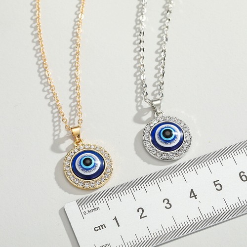 Evil eye necklace sterling - eye,