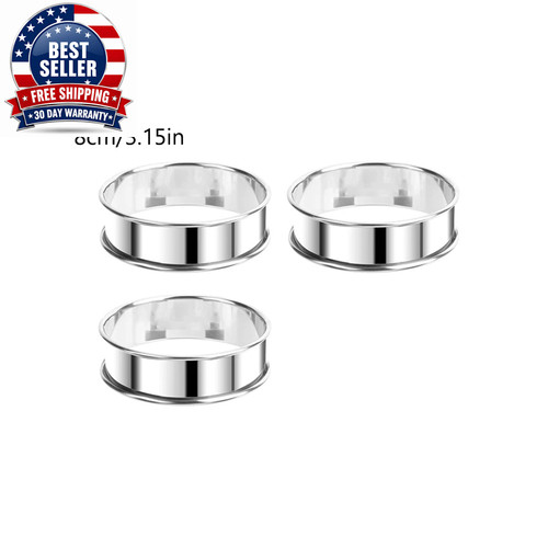3pcs stainless steel baking - 3pcs,