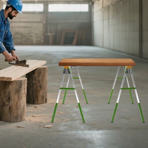 Saw horse folding - x, trestle
