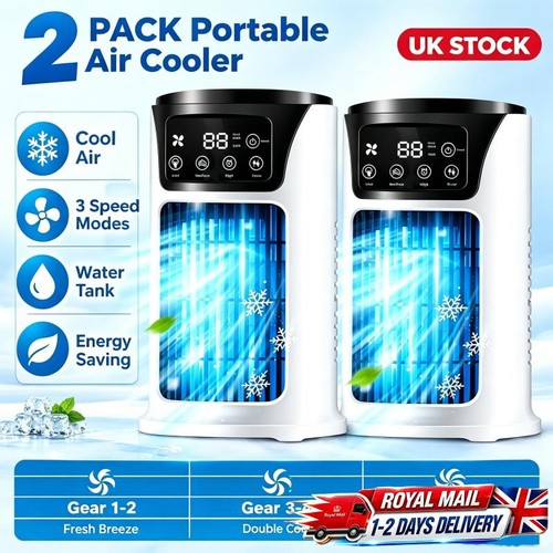 2pcs portable air cooler - 2pcs,