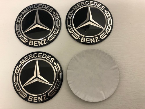 Sticker 75mm mercedes wheel - sticker,