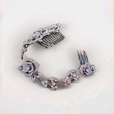 Wedding hair accessory Silver