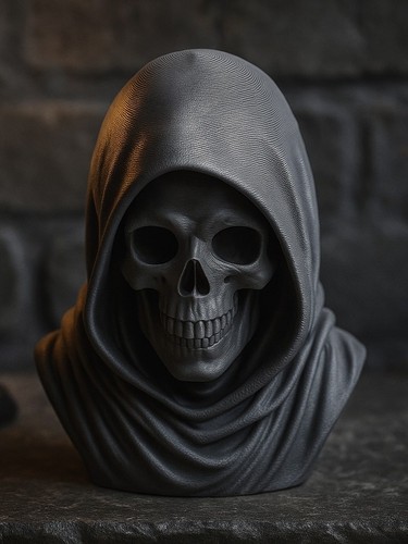 Grim reaper skull bust - grim, –