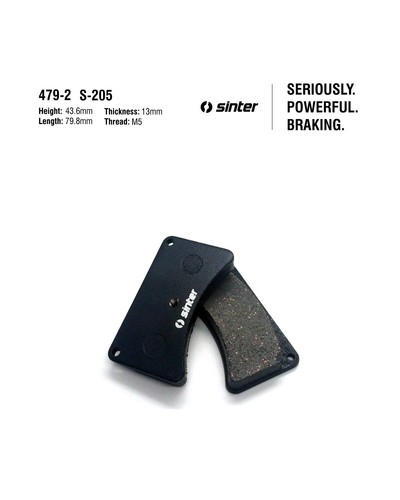 Sinter kart rear - brake, pads