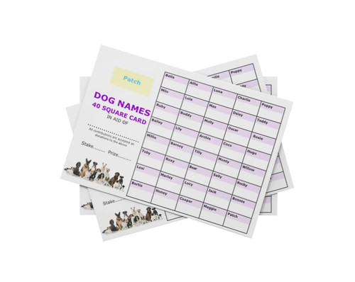 Space dog name scratch - 10,