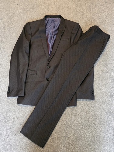 Mens next pinstripe piece - pinstripe,