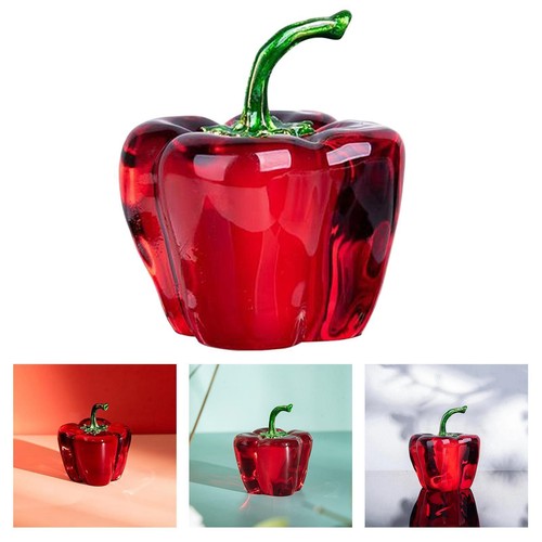 Glass fruit decor chili - decor,