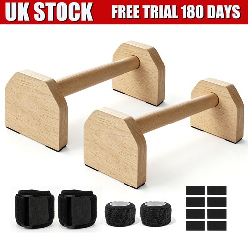 Wooden parallettes bars mini - wooden,