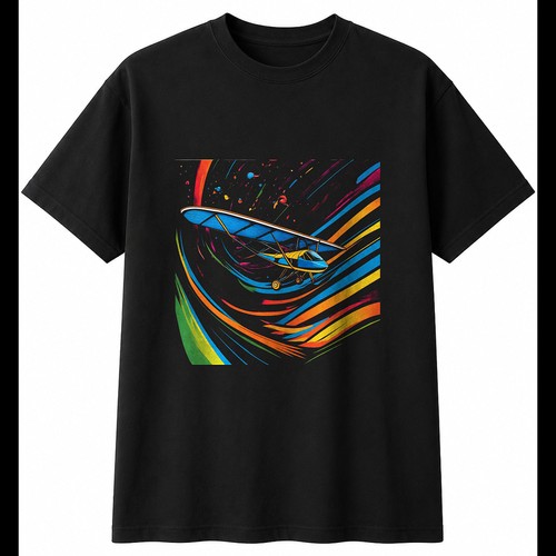 Hang glider windswept retro - glider,