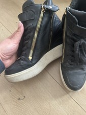 Ash  Black High Top Wedge