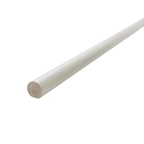 White primed 54mm mopstick - 54mm,
