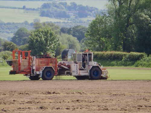 Photo 6x4 turf harvest - turf, harvest,
