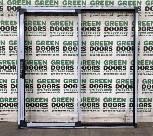 Grey sliding patio doors - grey,