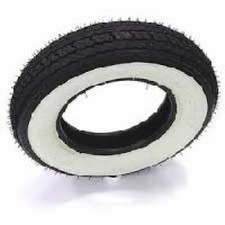 Vespa Lambretta 10" Tyre 350 x 10 Shinko White Wall 004022