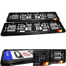 2x Real Carbon Fibre Number