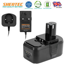 18V 6.0Ah Li-ion Battery/Charger For Ryobi BPP-1817 BPP-1813 BPP-1815 P106 P108