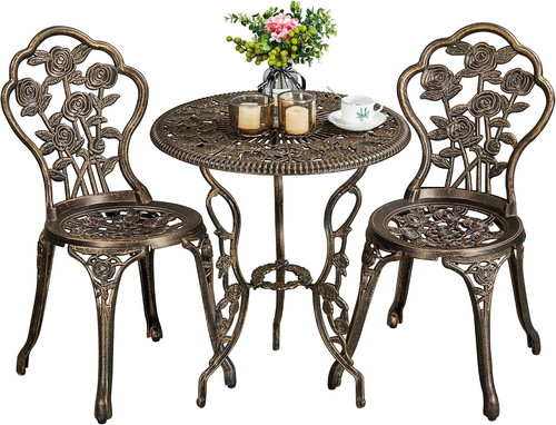 Pieces cast aluminum - 3, bistro