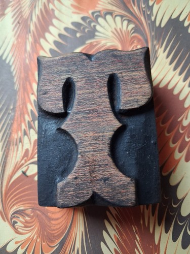 Wooden letterpress decorative - wooden,