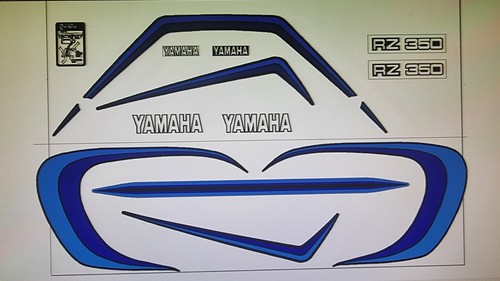 Yamaha rz350lc decal kit - ,