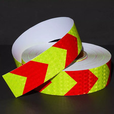 Red Lime Arrow Reflective Tape