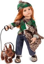 Götz 2259004 Hannah and Your Dog - and Her Dog - 50 cm Large Standing Doll 