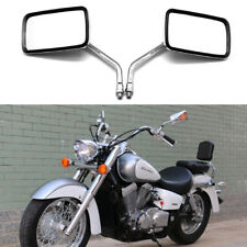Chrome Motorcycle Rearview Side Mirrors For Honda Shadow VLX 600 VT600C VTX1300C