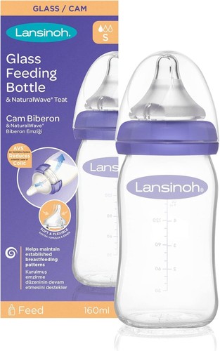 Lansinoh glass baby - glass, bottle