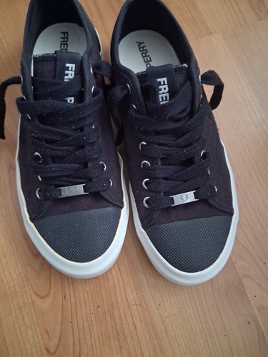 Fred perry black shoes - black, 8