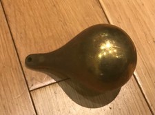Brass dutch clock pear weight
