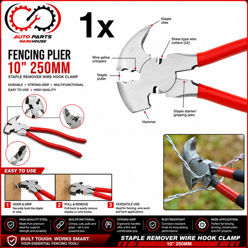 Fencing pliers 250mm - fencing,