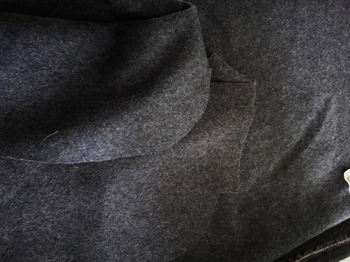 Remnant blue marled boiled - marled,
