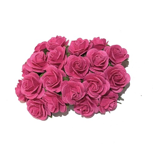 Hot pink mulberry paper - hot, open