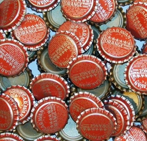 Soda pop bottle caps - , lot