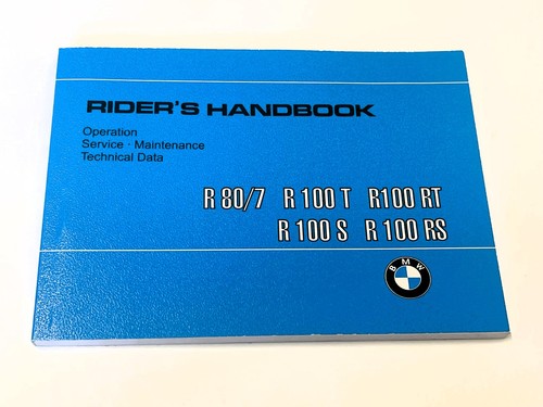 Bmw r80 r100t r100rt r100rs - bmw, r80/7-r100t-r100rt--r100rs