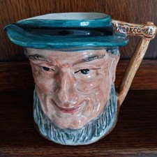 Vintage Thorens Musical Toby Jug Uncle Tom Cobley Widdecomde Fair Rare Vintage