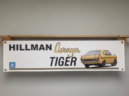 Hillman avenger tiger banner - avenger,
