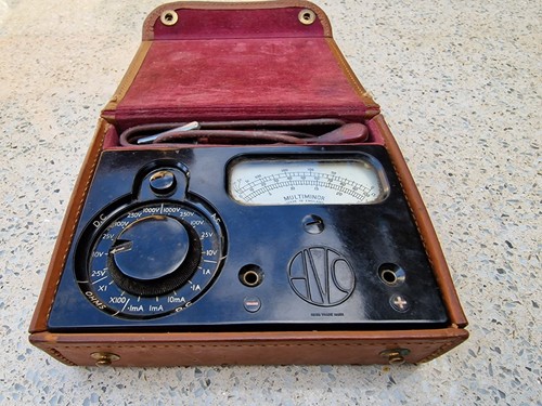 Vintage avo multimeter test - vintage,
