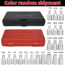 21pcs Oil Drain Sump Plug Key Socket Set Gearbox & Axel Removal Wrench Tool Kit