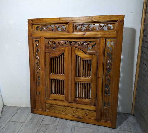 Vintage asian balinese carved - balinese,