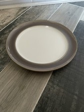 SET OF 2 DENBY TRUFFLE GOURMET 11"  DINNER PLATE PLATES EXCELLENT CONDITION